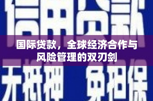 佳冬国际贷款，全球经济合作与风险管理的双刃剑