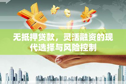 泽普无抵押贷款，灵活融资的现代选择与风险控制