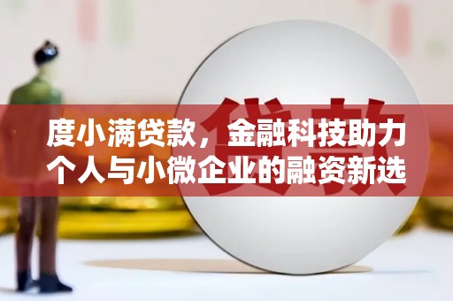 普格度小满贷款，金融科技助力个人与小微企业的融资新选择