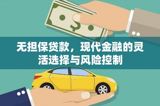 西螺无担保贷款，现代金融的灵活选择与风险控制