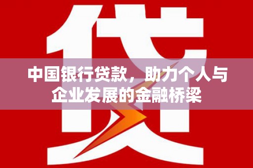 田中中国银行贷款，助力个人与企业发展的金融桥梁