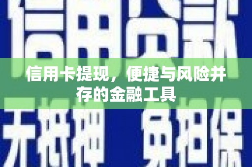 汝阳信用卡提现，便捷与风险并存的金融工具