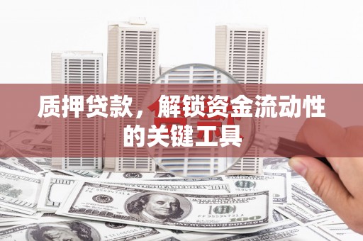 洮南质押贷款，解锁资金流动性的关键工具