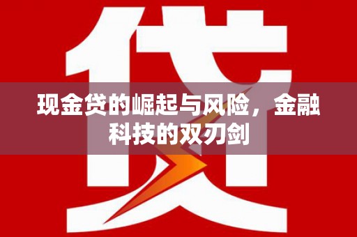 金堂现金贷的崛起与风险，金融科技的双刃剑