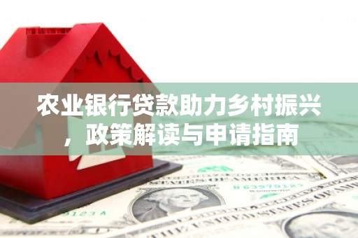 武城农业银行贷款助力乡村振兴，政策解读与申请指南