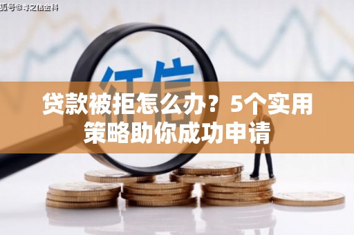 望谟贷款被拒怎么办？5个实用策略助你成功申请