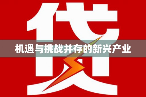 浉河机遇与挑战并存的新兴产业